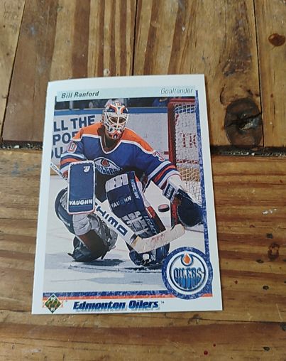 1990-91 Upper Deck #42 Bill Ranford — front