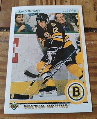 1990-91 Upper Deck #196 Randy Burridge — front