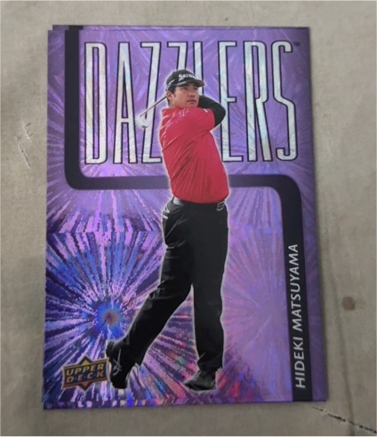 2026 Upper Deck Golf #DZ-1 Hideki Matsuyama Dazzlers — front