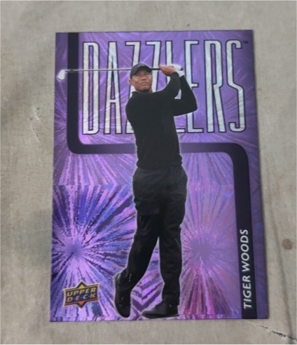 2026 Upper Deck Golf Dazzlers #DZ-20 Tiger Woods — front