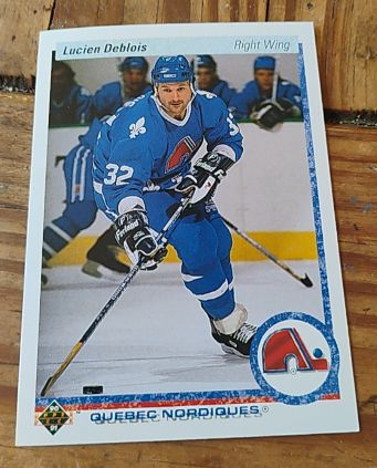 1990-91 Upper Deck #363 Lucien DeBlois — front