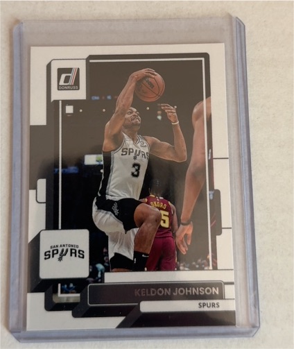 2022-23 Panini Donruss #169 Keldon Johnson San Antonio Spurs — front