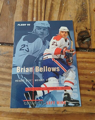 1994-95 Fleer #101 Brian Bellows — front