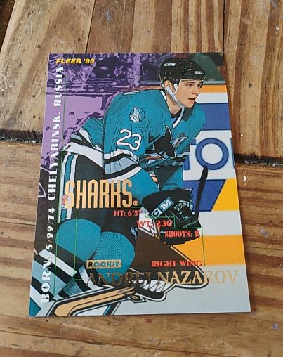 1994-95 Fleer #236 Andrei Nazarov — front