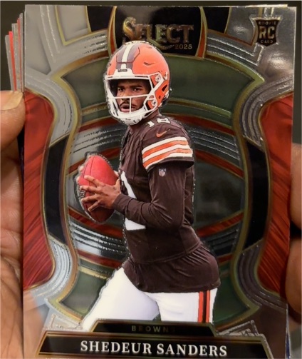 2025 Panini Select #54 Shedeur Sanders Rookie — front