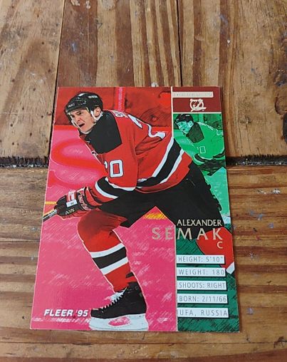 1994-95 Fleer #118 Alexander Semak — front
