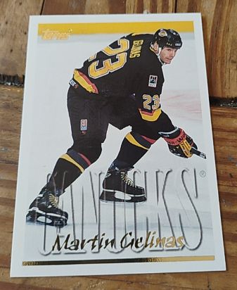 1995-96 Topps #176 Martin Gelinas — front