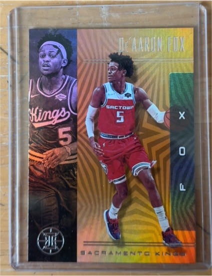 2019-20 Panini Illusions #7 De'Aaron Fox — front