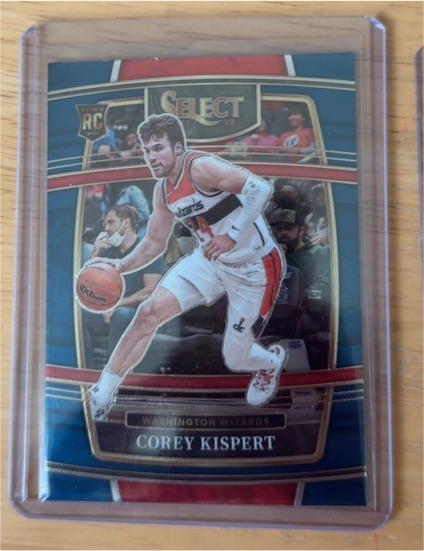2021-22 Panini Select Concourse Blue #81 Corey Kispert — front