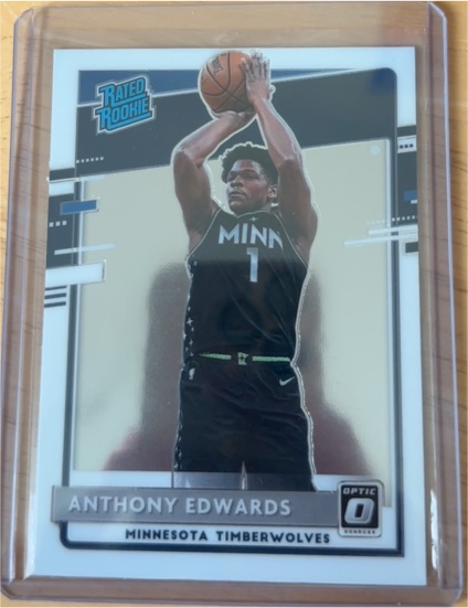 2020-21 Panini Donruss Optic #151 Anthony Edwards — front