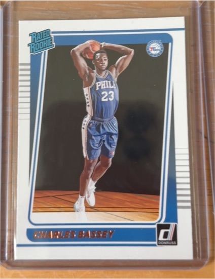 2021-22 Panini Donruss #213 Charles Bassey Rated Rookie — front