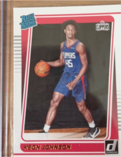 2021-22 Panini Donruss #242 Keon Johnson — front