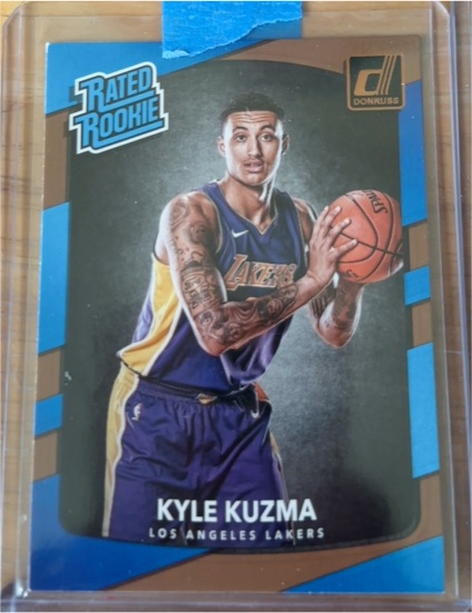 2017 Donruss #174 Kyle Kuzma Rated Rookie — front