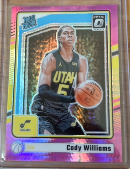 2024-25 Panini Donruss Optic #298 Cody Williams — front