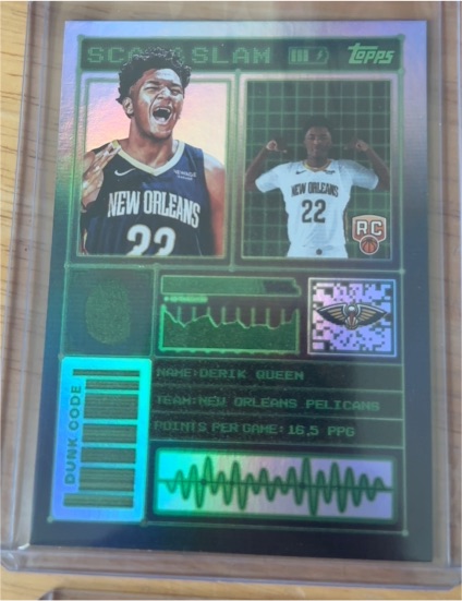 2025-26 Topps #SS-38 Derik Queen Scan and Slam — front