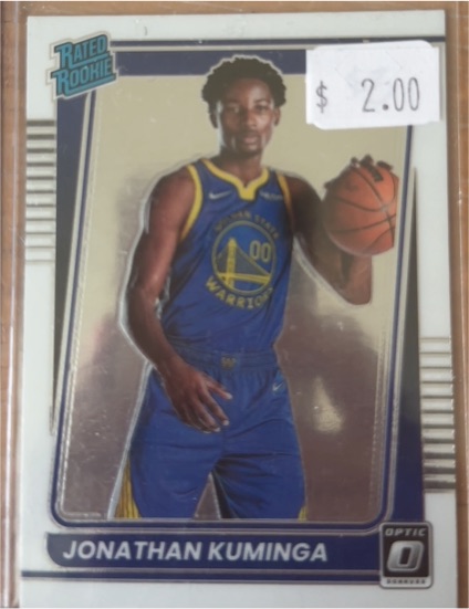 2021-22 Panini Donruss Optic #190 Jonathan Kuminga — front