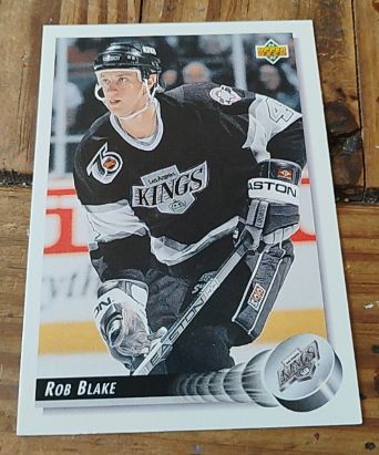 1992-93 Upper Deck #140 Rob Blake — front