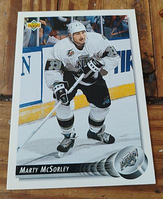 1992-93 Upper Deck #322 Marty McSorley — front