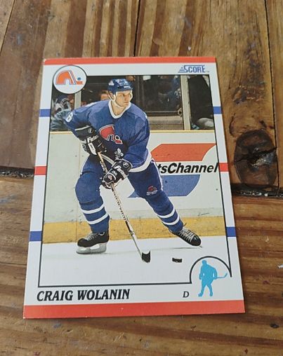1990-91 Score #167 Craig Wolanin — front