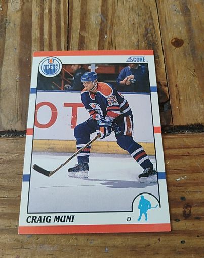 1990 Score #38 Craig Muni — front