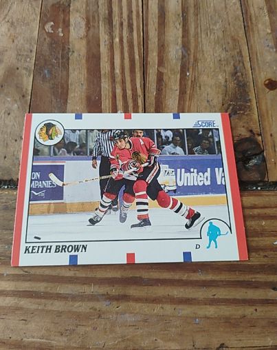 1990-91 Score #161 Keith Brown — front