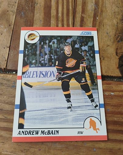 1990-91 Score #257 Andrew McBain — front