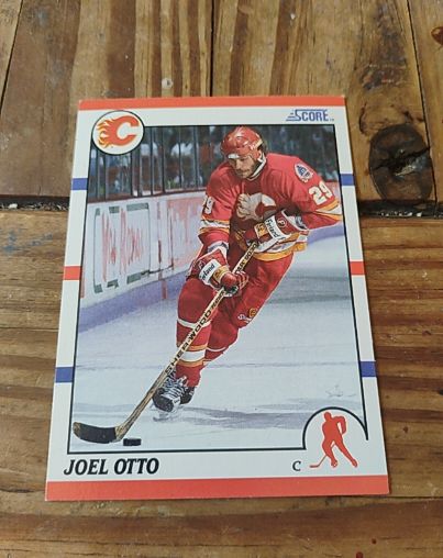 1990-91 Score #128 Joel Otto — front