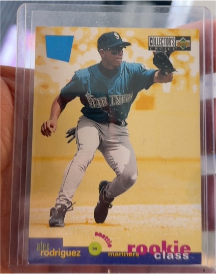 1994 Upper Deck Collector's Choice #1 Alex Rodriguez Rookie Class Seattle Mariners — front