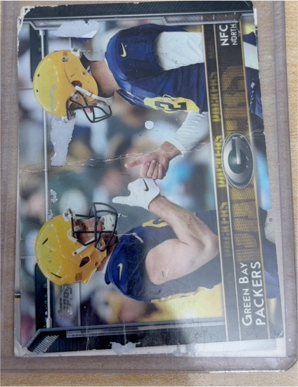 2015 Topps #266 Green Bay Packers Aaron Rodgers/Jordy Nelson — front