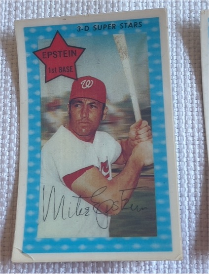 1971 Kellogg's 3-D Super Stars #34 Mike Epstein — front