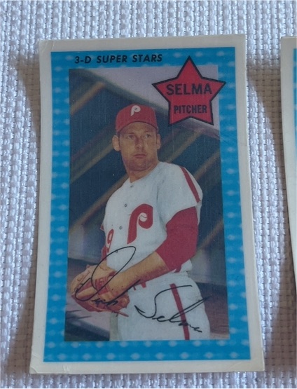 1971 Kellogg's 3D Super Stars #21 Dick Selma — front