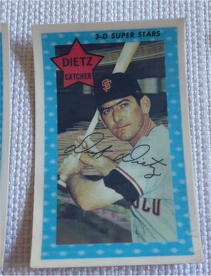 1971 Kellogg's 3-D Super Stars #42 Dick Dietz — front