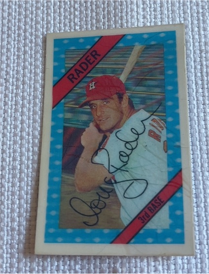 1972 Kellogg's 3-D Super Stars #14 Doug Rader — front