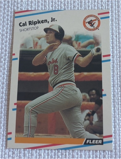 1988 Fleer #570 Cal Ripken Jr. — front