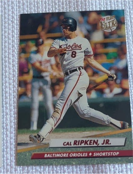 1992 Fleer Ultra #11 Cal Ripken Jr. — front
