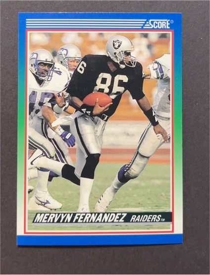 1990 Score #430 Mervyn Fernandez — front