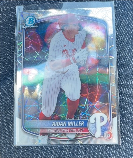 2025 Bowman Chrome #BCP-54 Aidan Miller — front