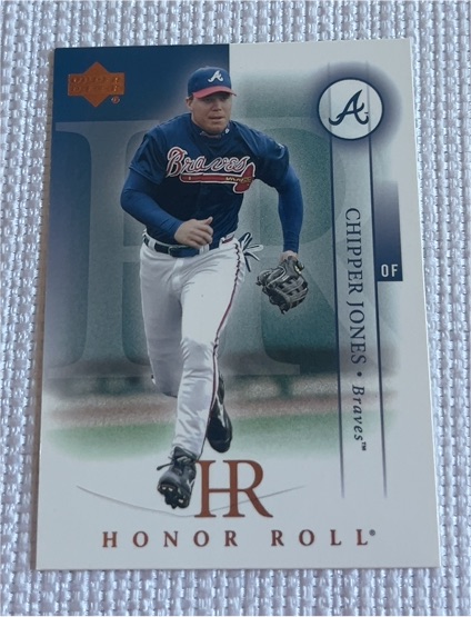 2003 Upper Deck Honor Roll #17 Chipper Jones — front