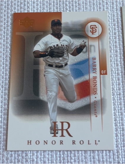 2003 Upper Deck Honor Roll #33 Barry Bonds — front