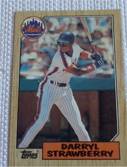 1987 Topps #460 Darryl Strawberry — front