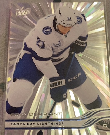 2024-25 Upper Deck Series 2 #407 Brayden Point Outburst Silver — front