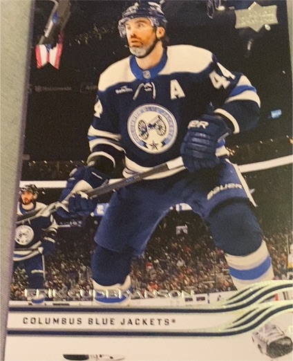 2025-26 Upper Deck #46 Erik Gudbranson Columbus Blue Jackets — front