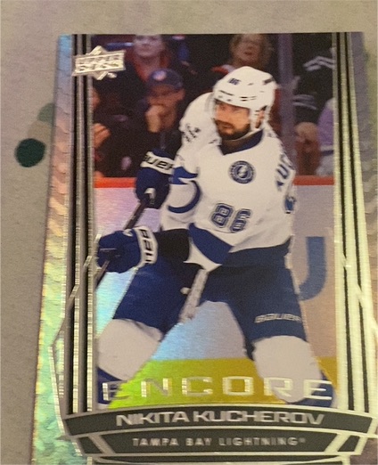 2025-26 Upper Deck Series 1 Encore #E-28 Nikita Kucherov — front