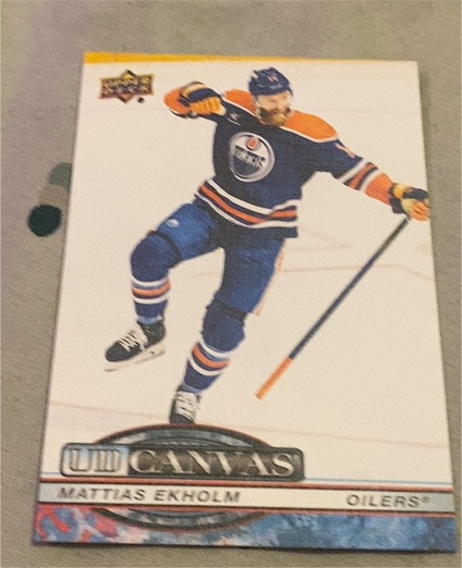 2025-26 Upper Deck Series 1 #C-53 Mattias Ekholm UD Canvas — front
