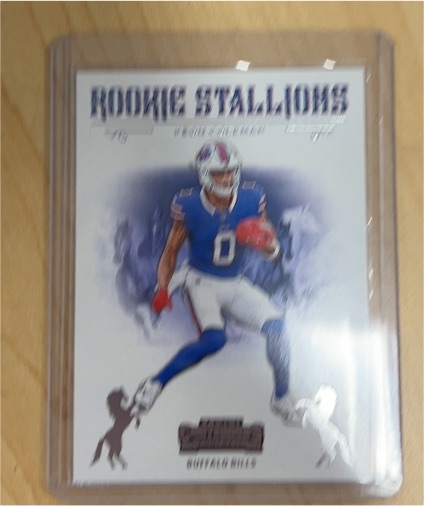 2024 Panini Contenders #19 Keon Coleman Rookie Stallions — front