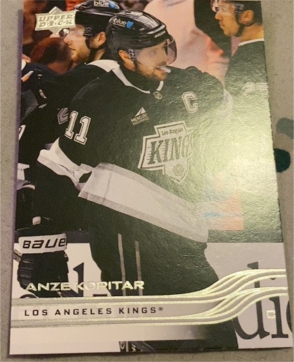 2020-21 Upper Deck #681 Anze Kopitar — front