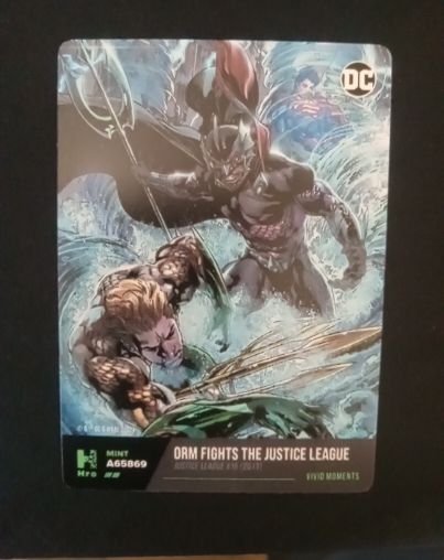 2022 HRO Chapter 2 Vivid Moments #A65869 Orm Fights The Justice League — front
