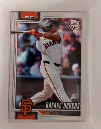 2026 Topps Series 1 #219 Rafael Devers — front
