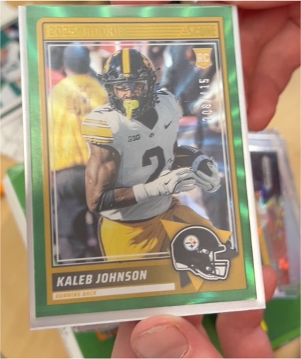 2025 Panini Score #12 Kaleb Johnson — front