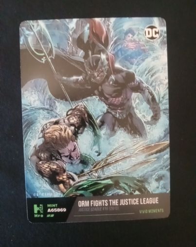2022 HRO Chapter 2 Vivid Moments #A65669 Orm Fights The Justice League — front